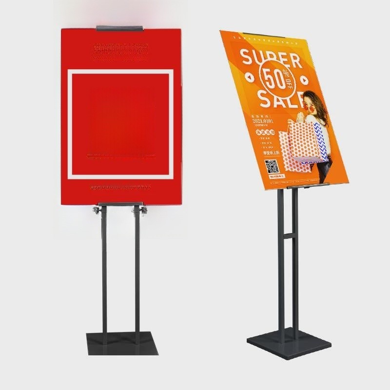 Outdoor FreeStanng Poster Stand Tea Op Advertising Board KT Board Recruient Sign splay Elf Fly Stora