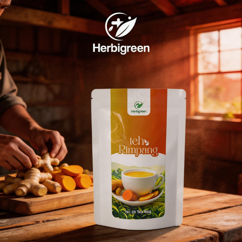 [BPOM] HERBIGREEN Teh Detox Herbal JSR Sari Rimpang | isi 20 kantong celup Teh Promil Resep Teh Remp