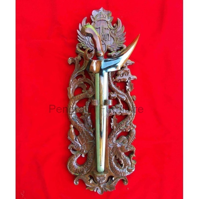 Blawong Dudukan Keris Model Naga Kembar Lambang Keraton Jogja PP34444