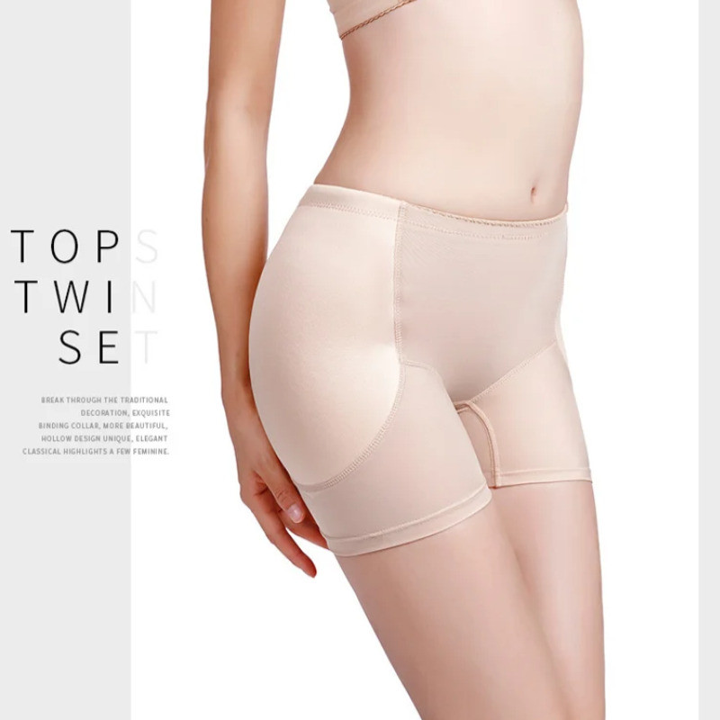 Pakaian Dalam Pengencang dan Pengontrol Perut dengan Bokong Palsu