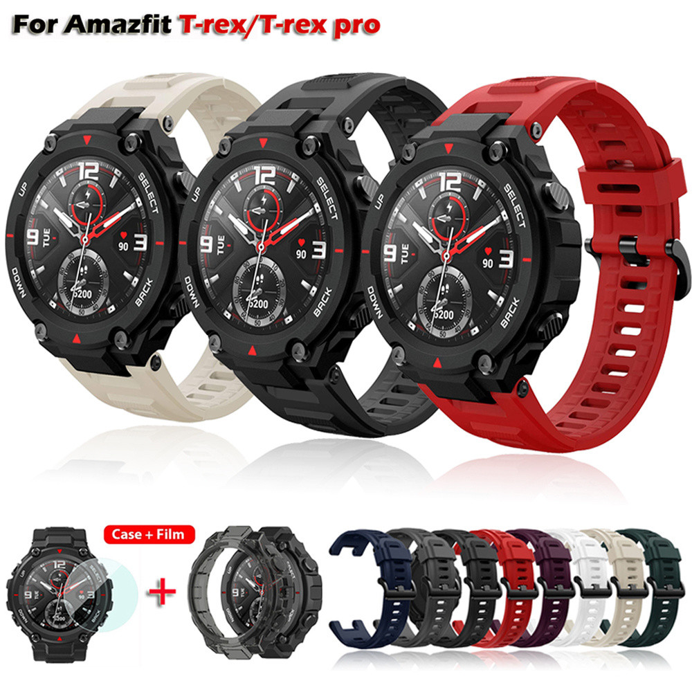 Replacement Wat Strap For Amazfit T-Rex Pro Strap Silicone Strap For Amazfit T Rex Strap