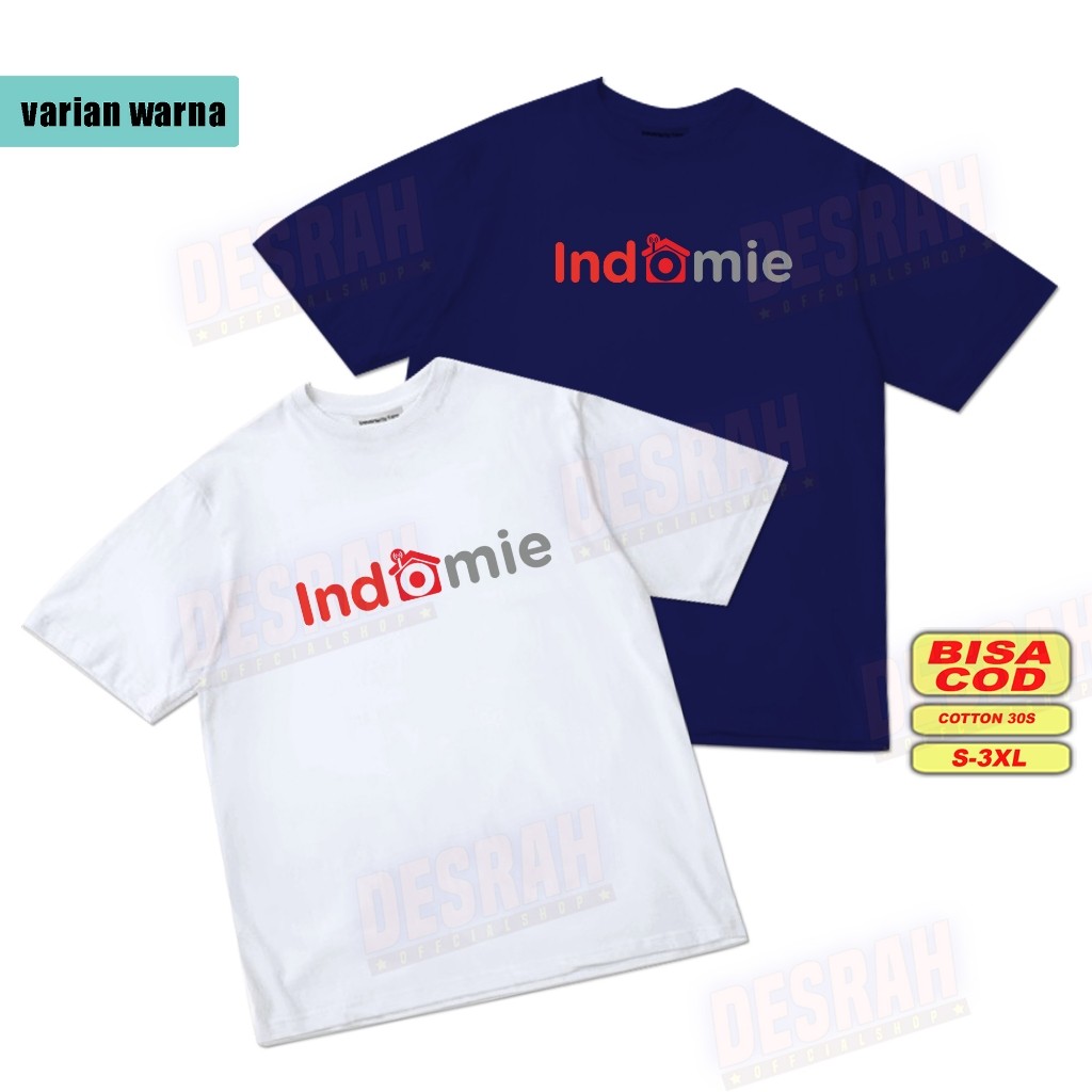 kaos cotton 30s plesetan parodi indomie