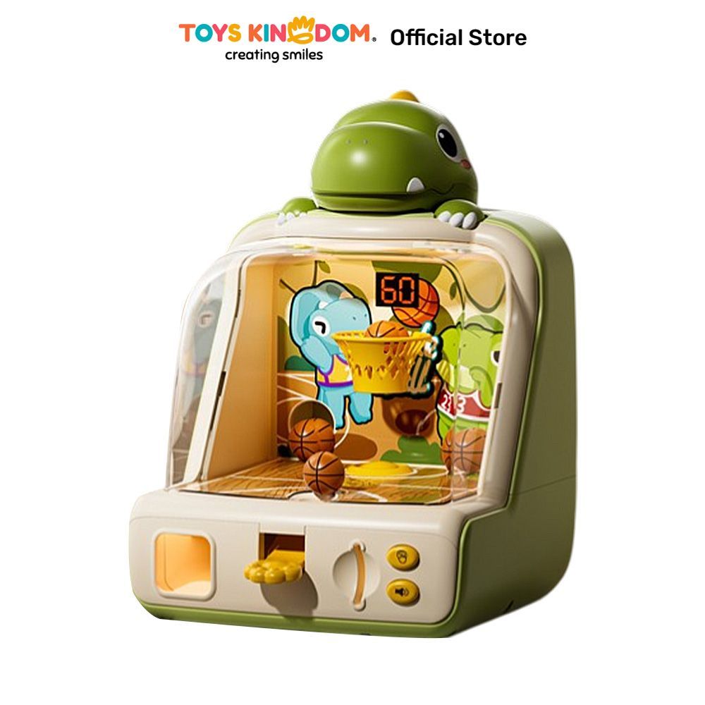 Toys Kingdom Kiddy Fun Playset Dinosaur Basketball Shooting Machine - Mix Permainan Anak Bermain Edu