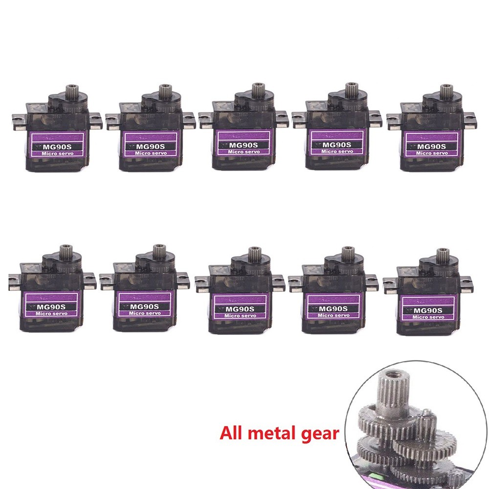 2/5/10/20 pc Micro 9g 23 x 22 x 12mm All Metal Gear Servo For Futaba Hitec HS-55 GWS walkera RC Heli