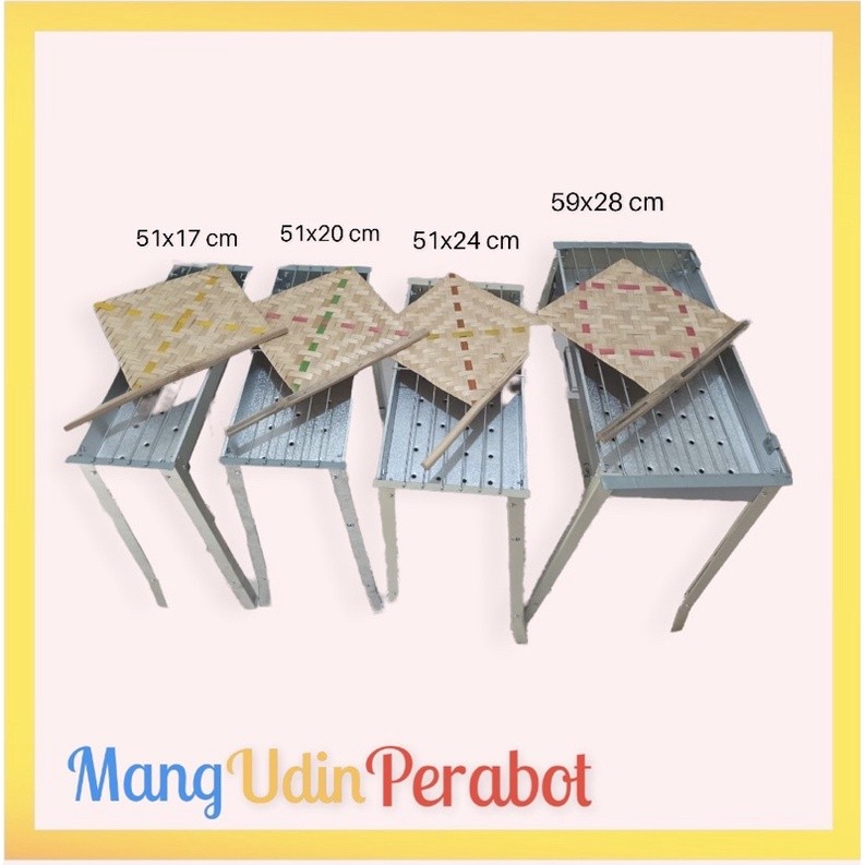 panggangan sate ikan jagung / bakaran arang / pemanggangang ayam galvanis