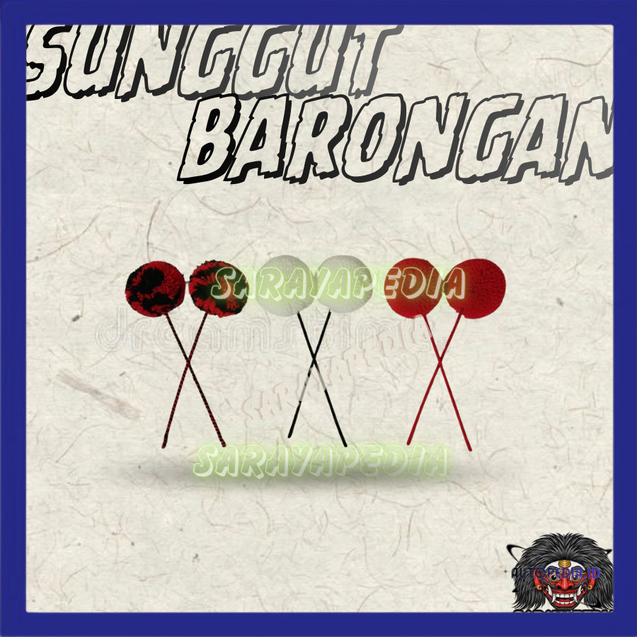 Sungut Barongan Aksesoris Hidung Barongan UTP UTP