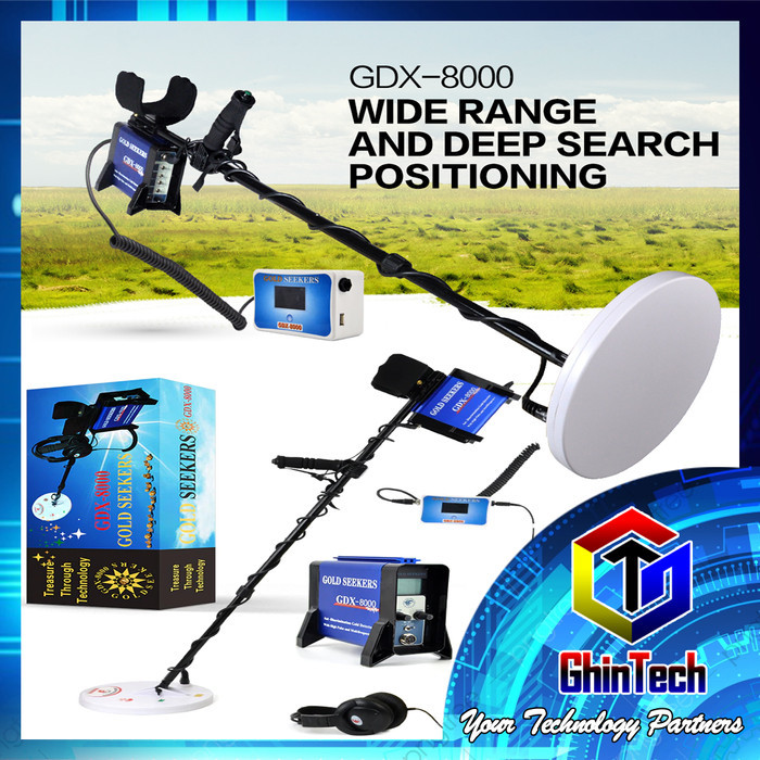 Metal Detector Goldseekers GDX-8000 Detektor Emas dan Harta Karun