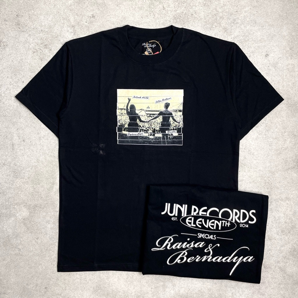 Raisa x Bernadya - Eleventh Juni Goods | Tshirt Black Original Merchandise
