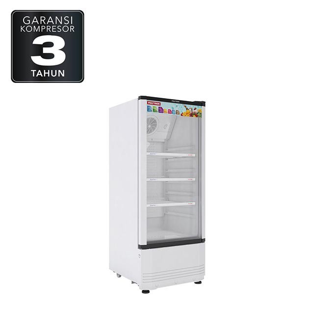 POLYTRON Showcase Show Case SCN-140X | SCN 140X | SCN140X 140L Pendingin Minuman Low Watt Garansi