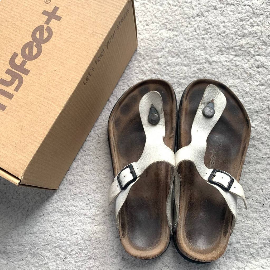 Preloved Sandal My Feet F1 White ukuran 37 Wanita