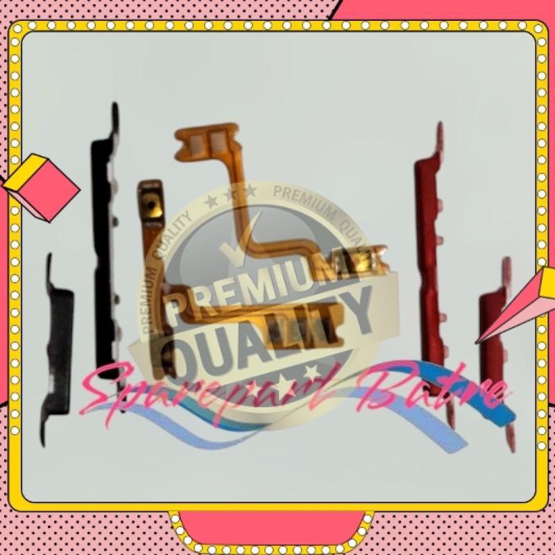 Sepaket Tombol Luar On Off Volume Oppo F5 Flexible On Off Volume Oppo F5 Satu Set