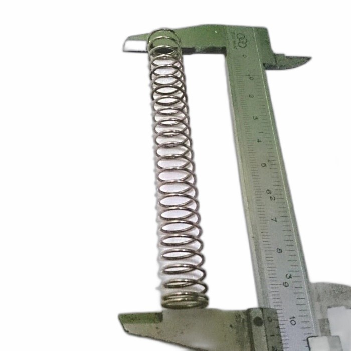 spring per tekan stainless 1mm OD 13 panjang 10cm