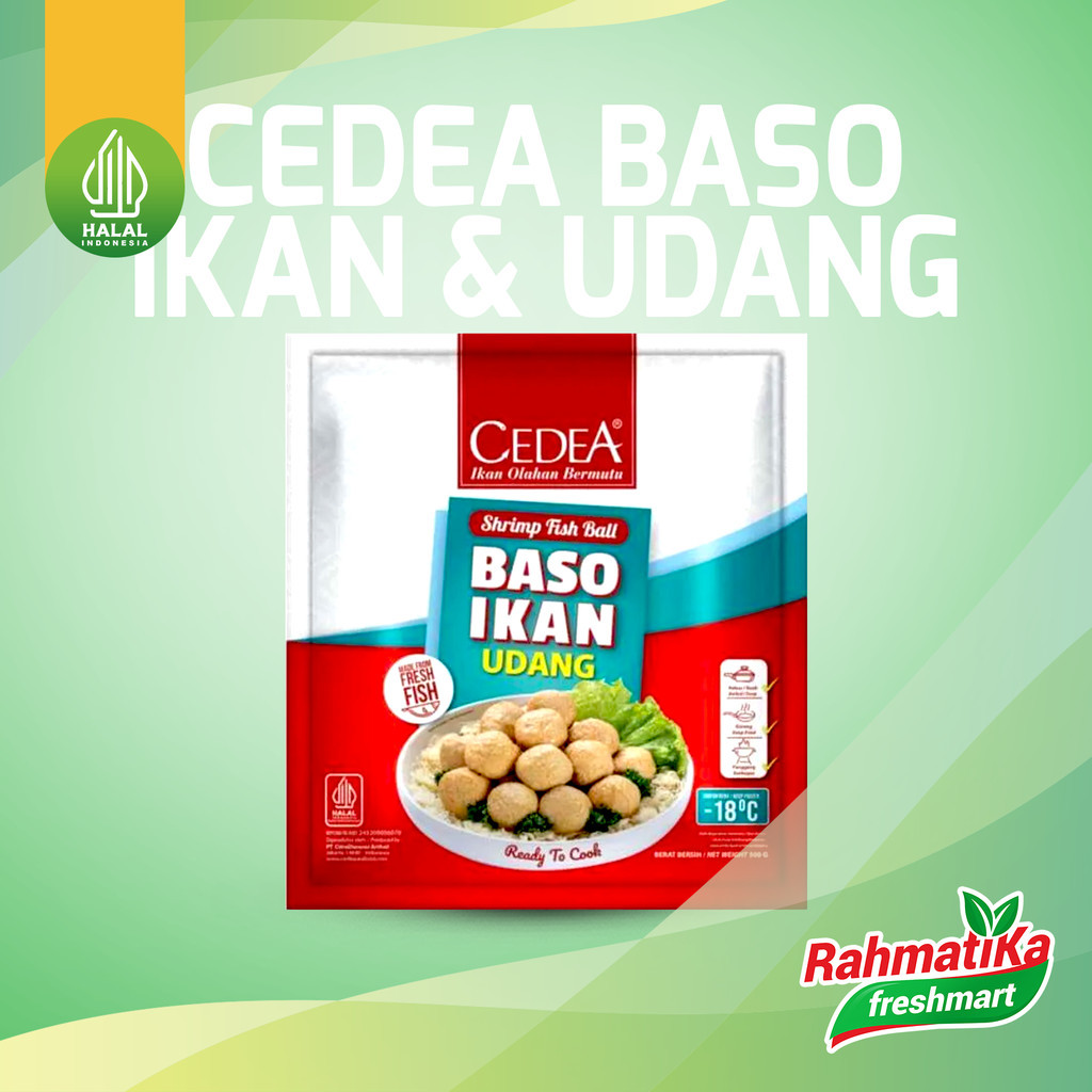 Cedea Baso Ikan Udang / Shrimp Fish Ball 500 gr