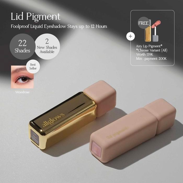 Allglows Sunset Lid Pigment (Creamy shimmer liquid eyeshadow)