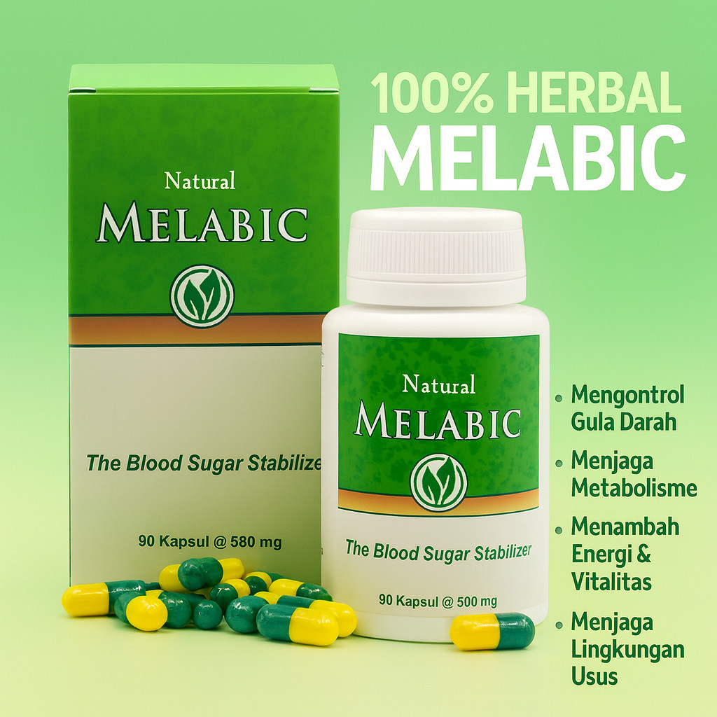 OBAT KENCING MANIS MELABIC Asli Original Obat Diabetes Herbal Menurunkan Kadar Gula Darah HERBAL