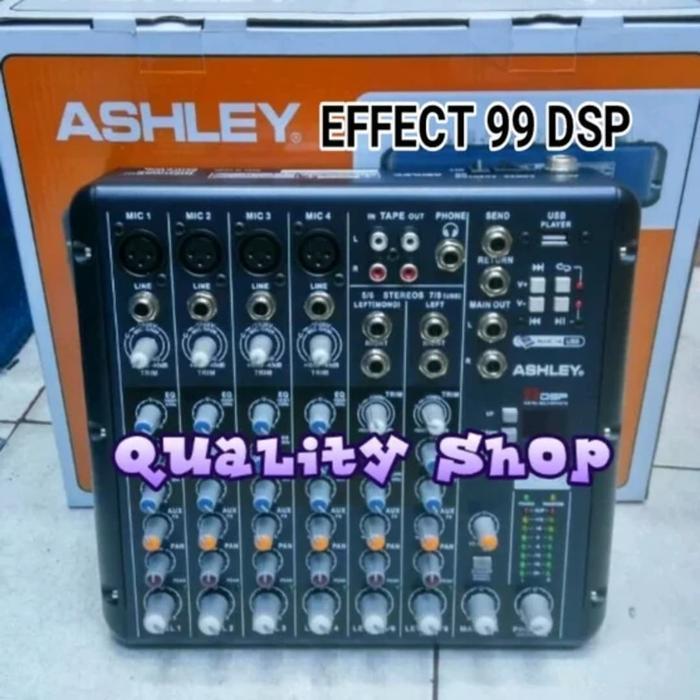mixer asley 8 channel 16 dsp digital multi effector