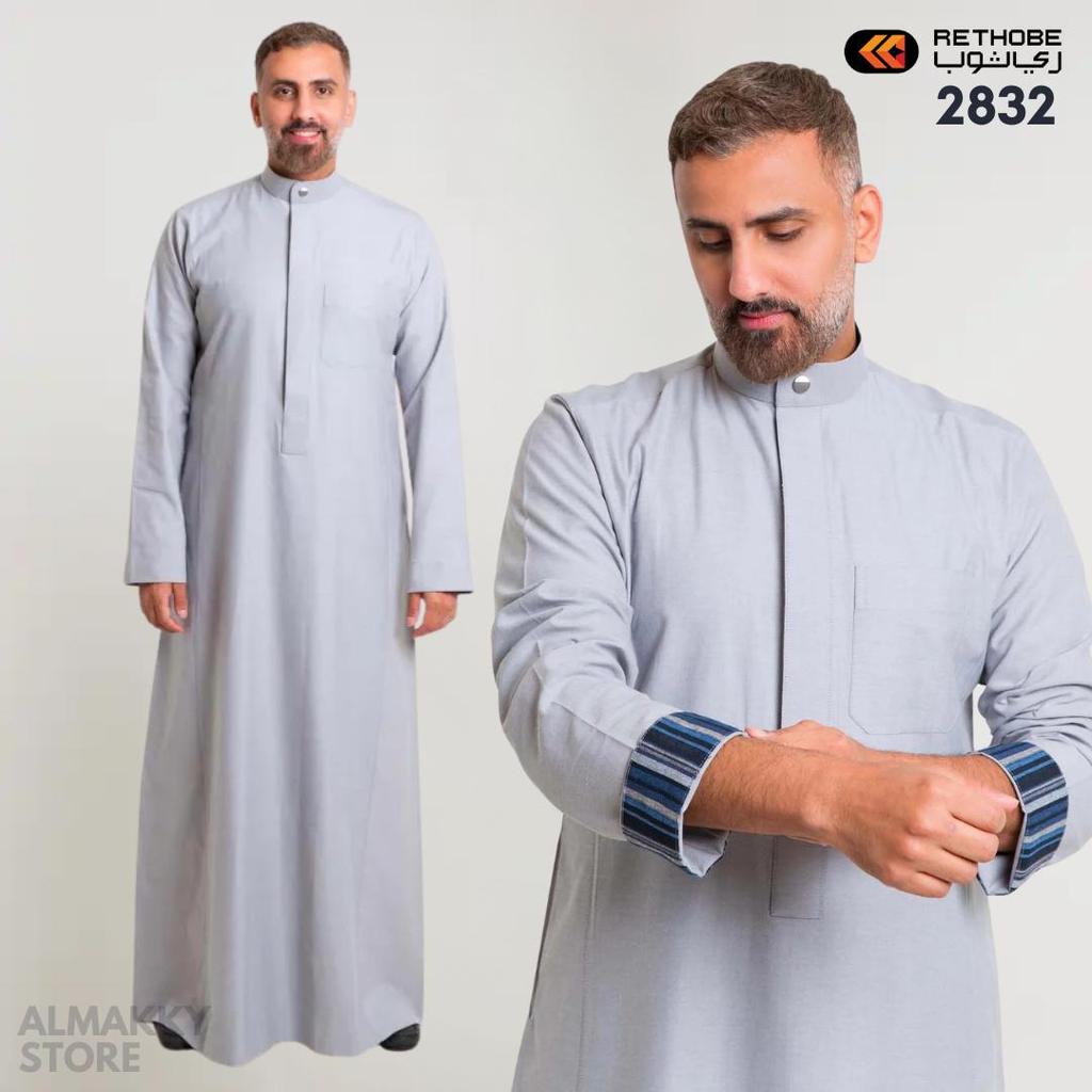RETHOBE NEW SERIES 2832 - Gamis Pria Premium Kasual Pemuda Kalcer Saudi Arabia Almakky Store