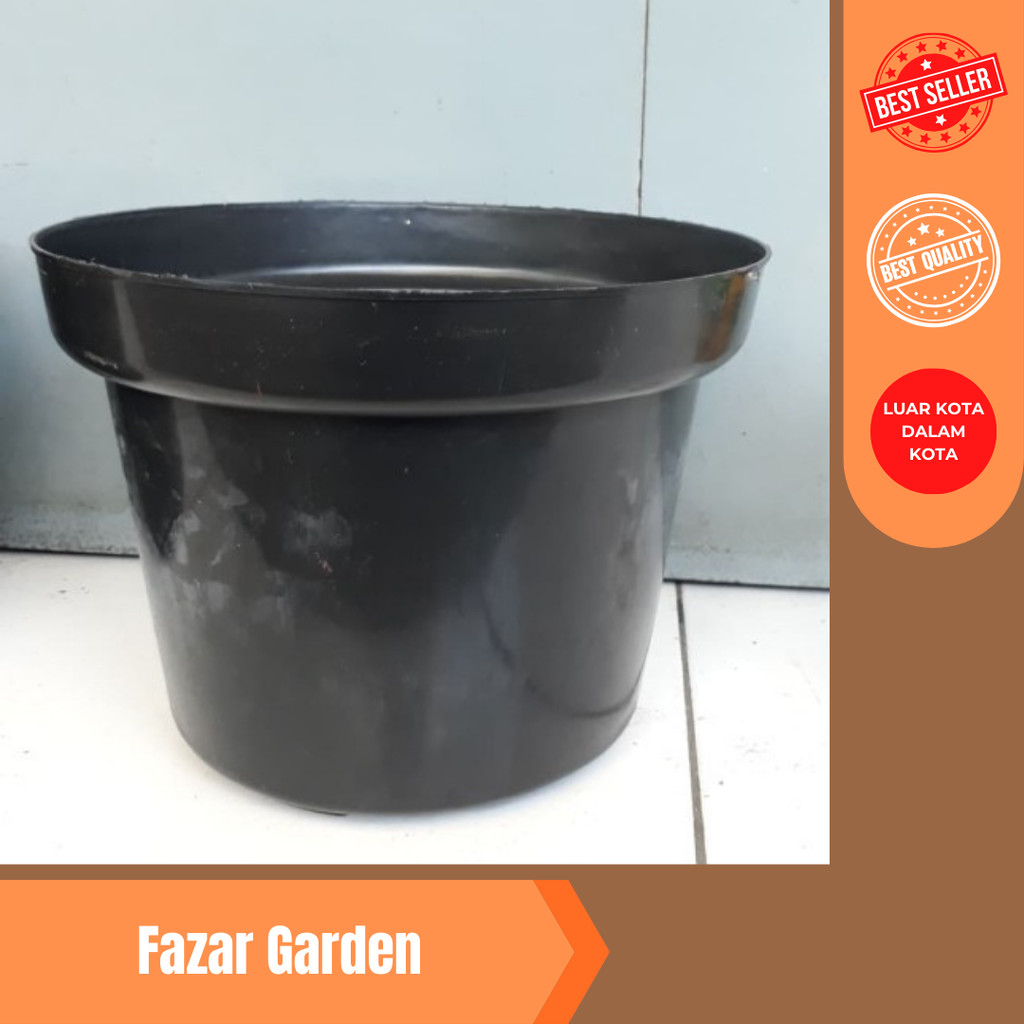 pot plastik hitam 30, pot grosir murah, pot hitam