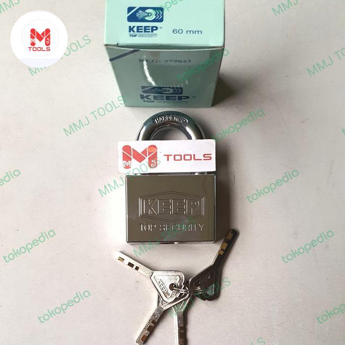 Gembok KEEP 60mm Pendek- KEEP Top Security Lock-KEEP Gembok stainless