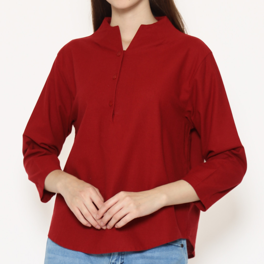 Rodeo - Atasan Wanita - Sheylaa Blouse - Red