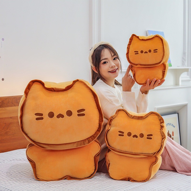 Boneka Plush Kucing Kue Mentega Baru