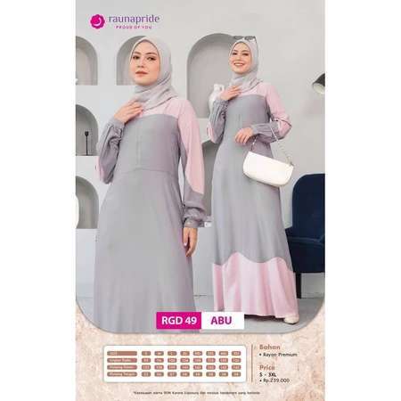 RAUNA GAMIS DEWASA RGD 49 ABU