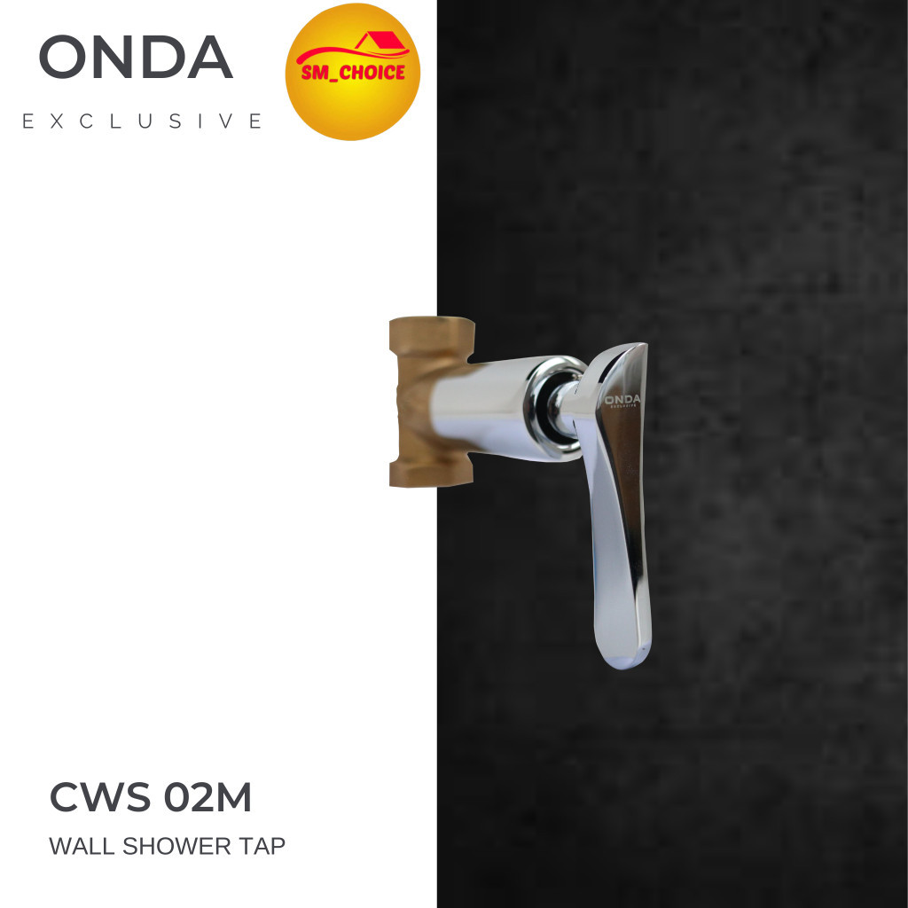 STOP KRAN TANAM ONDA CWS02M - STOP KRAN SHOWER TANAM ONDA EXCLUSIVE CWS 02M