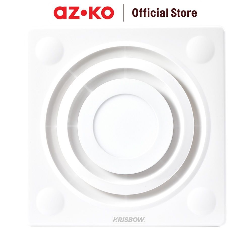AZKO KRISBOW 8 Inci Exhaust Fan Plafon Dengan Led