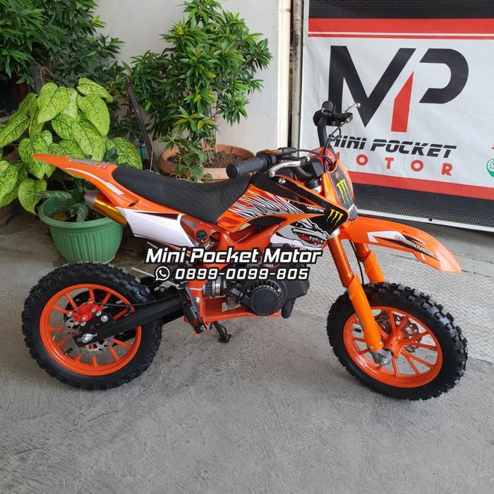 Motor Mini Trail 49cc 2T Mesin Tarik Matic ( DB2 )