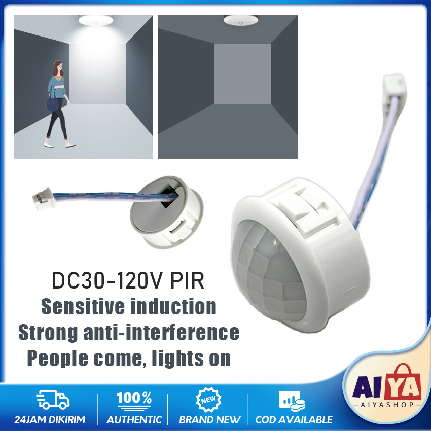 Modul Lampu LED Plafon Driver Sensor Gerak PIR & Radar AC 120V, Cocok untuk Upgrade Lampu Plafon/Rum