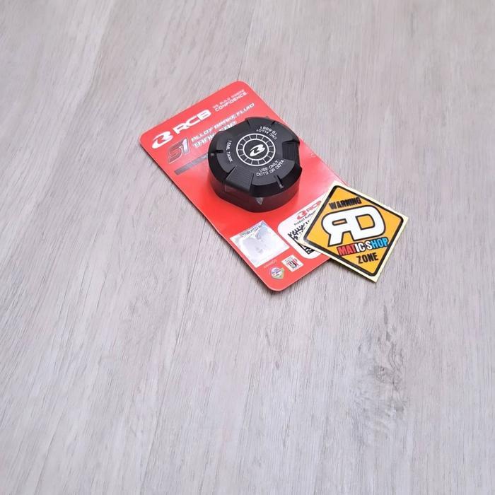 Tutup Tabung Minyak Rem CNC RCB S1 - HITAM