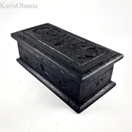 Kotak Kayu Ukir Tempat Penyimpanan keris tombuk mustika dan lainnya murah KL2