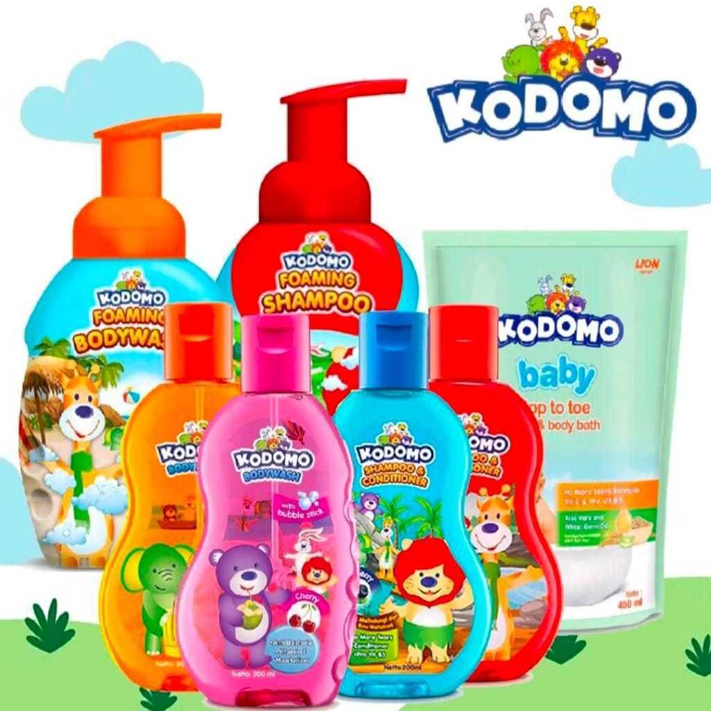 Kodomo Kids Body Wash & Shampoo Sabun dan Sampo Anak