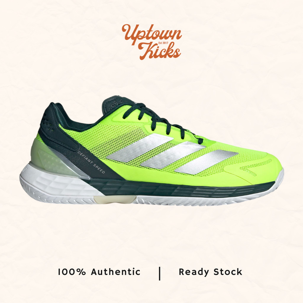 Adidas Tennis Men Shoes Defiant Speed 2 Lucid Lemon Sepatu Tenis Pria JH5138 (100% original)