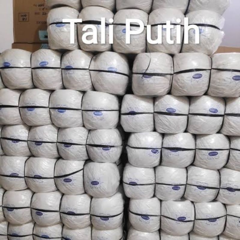 TALI RAFIA WARNA PUTIH 1 KG KUAT