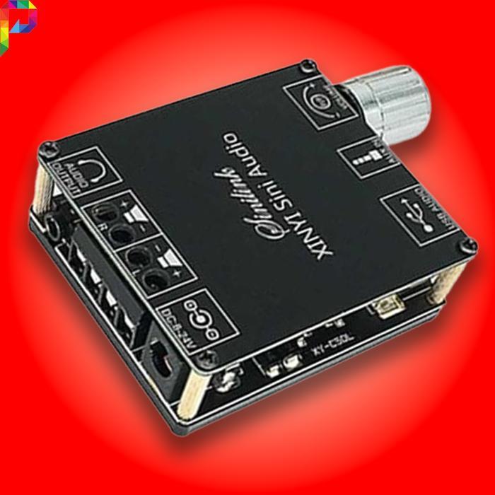 Penguat Audio Blutut Bluetooth 5.0 Audio Mini Amplifier Ampli Board ClassD 2x 50W