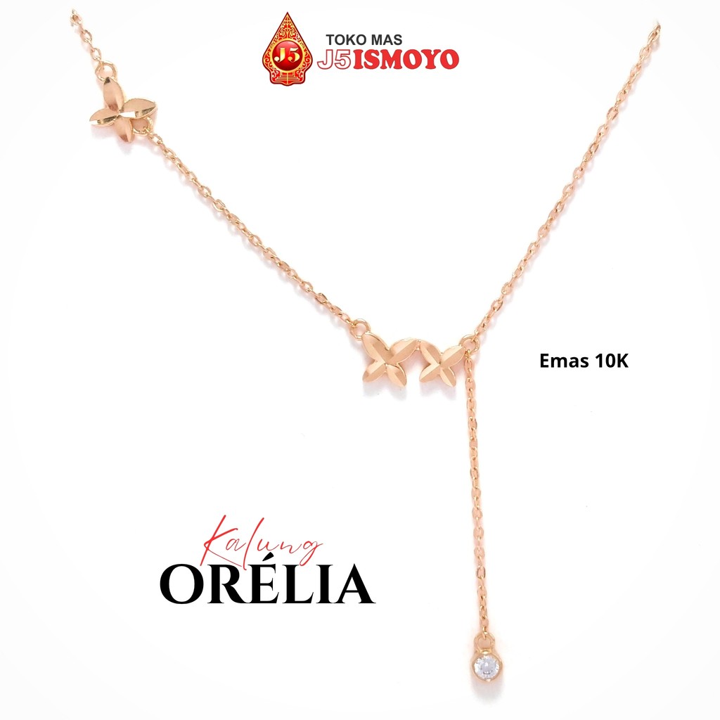 Kalung Emas Mas Asli Model Rantai Orelia J5 Ismoyo