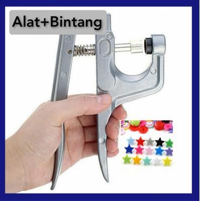 alat pasang kancing jepret cetet snap plier button plier set - Alat+Bintang