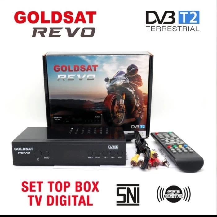 Set Top Box TV Dital GOLDSAT REVO DVB-T2