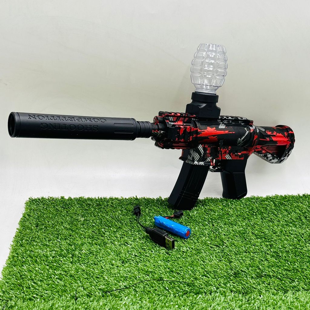 BEST SELLER MAINAN ANAK TEMBAKAN PISTOL JELLY WATER GUN BOMB MP5 GUN AUTOMACHINE