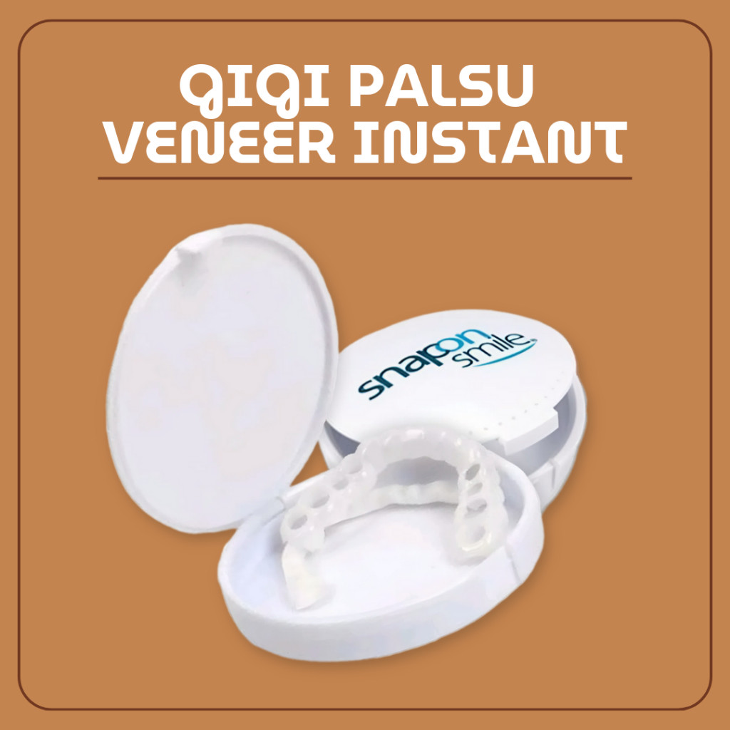 Gigi Palsu Tiruan Snap On Smile Veneer Instant Mouth Perfect Smile