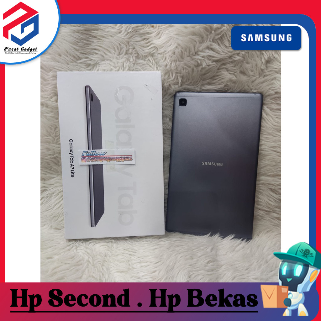 Samsung Tab A7 Lite Ram 3 Rom 32GB Second Pusat Gadget
