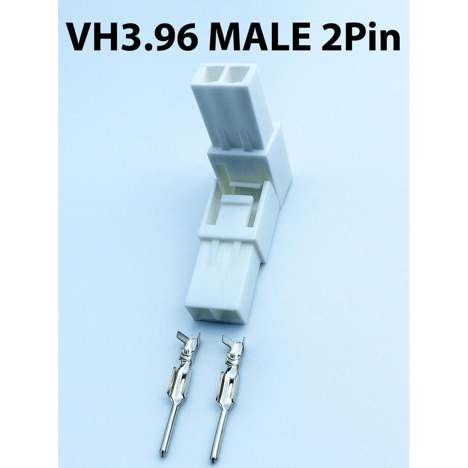 Soket Konektor VH 3.96 VH3.96 Male 2pin sudah termasuk terminal