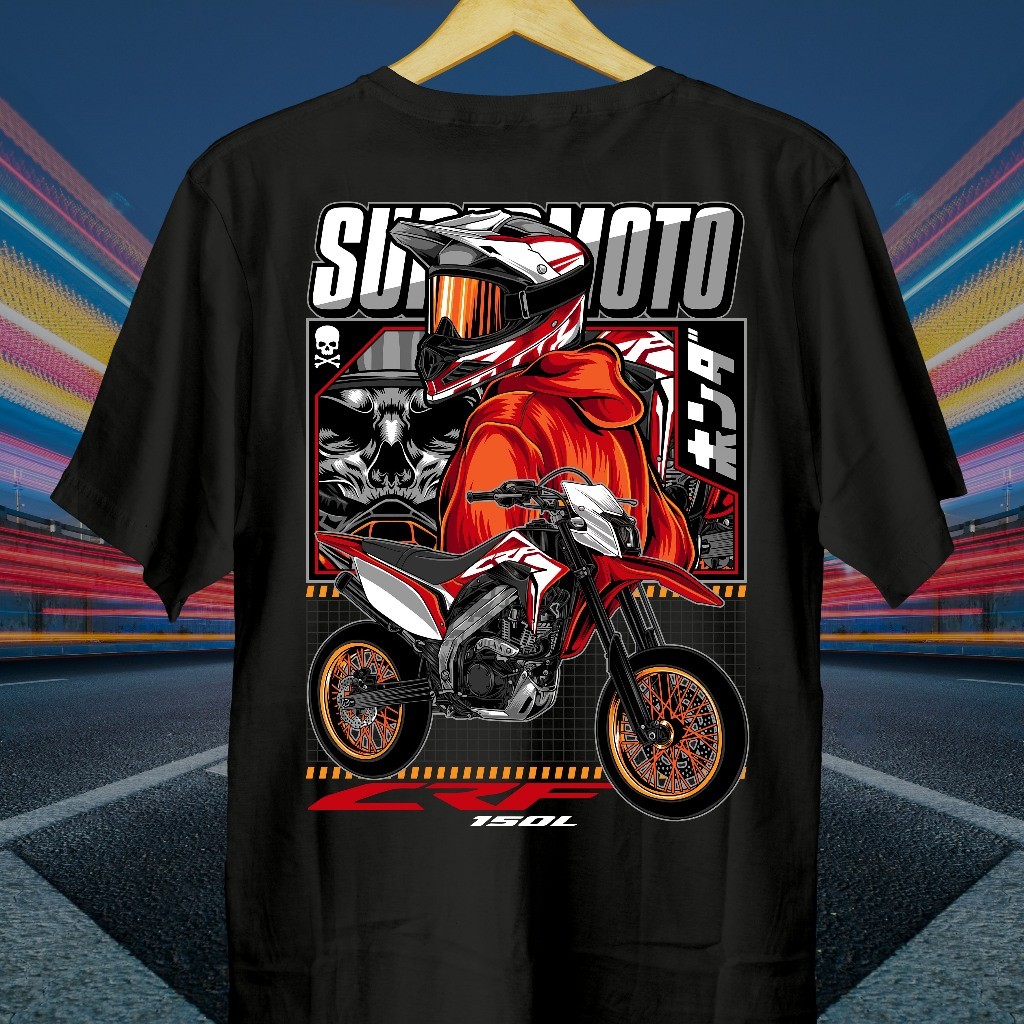Kaos Motor CRF Style // Kaos CRF // Baju CRF // CRF Ranberry Graphic t-shirt