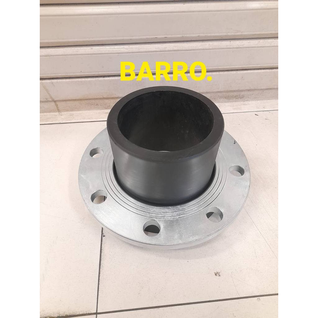 Stub End HDPE PN16 Flange Besi Galvanis JIS 10K 5" Inch DN125