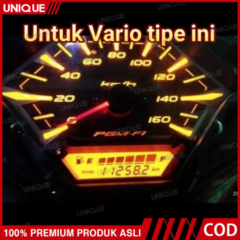 UNIQUE LCD Vario 125 / 150 LED 2016 - 2017 LCD INDIKATOR BENSIN HONDA Vario