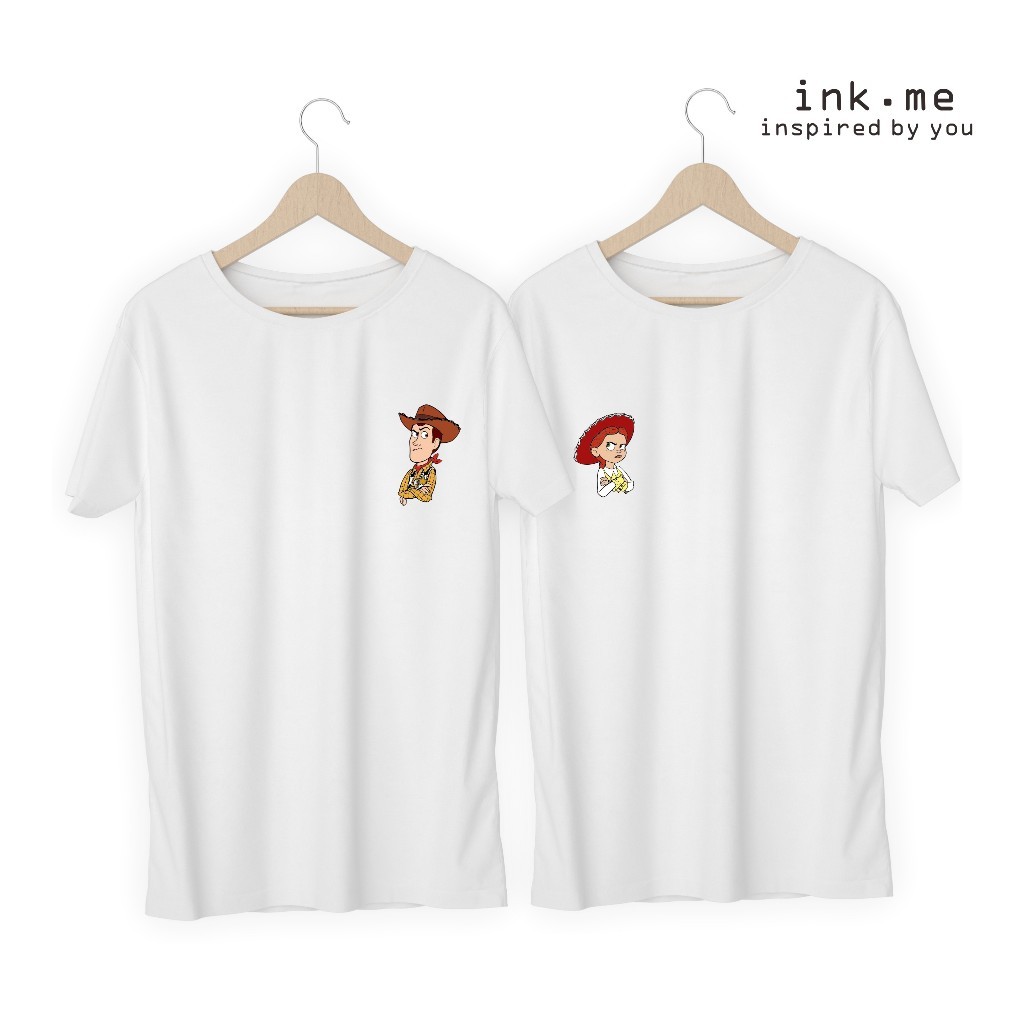 KAOS TOY STORY WOODY JESSIE LOGO / JESSIE WOODY TSHIRT INK