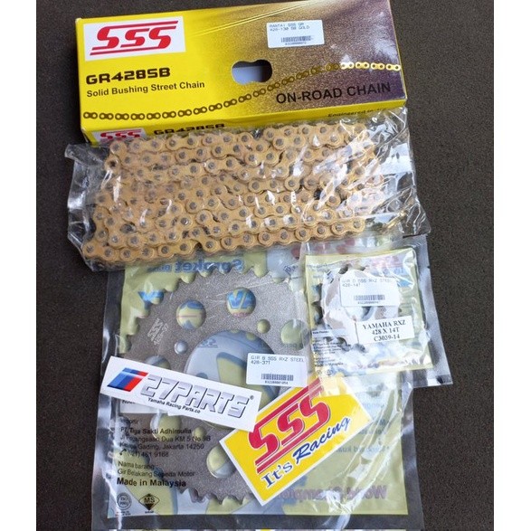 GEAR GIR SET SSS TRIPLE S RX KING 415-428 GEAR GIR SET RX KING GEAR GIR SET RX KING SSS