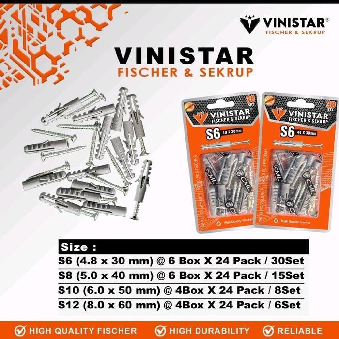 Vinistar Fisher Fischer + Skrup S6 / S8 isi 50 set