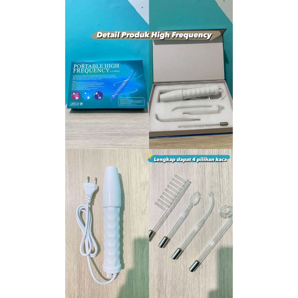 ALAT HF PORTABLE ALAT FACIAL HIGH FREQUENCY / ALAT FACIAL WAJAH HF / ALAT SALON